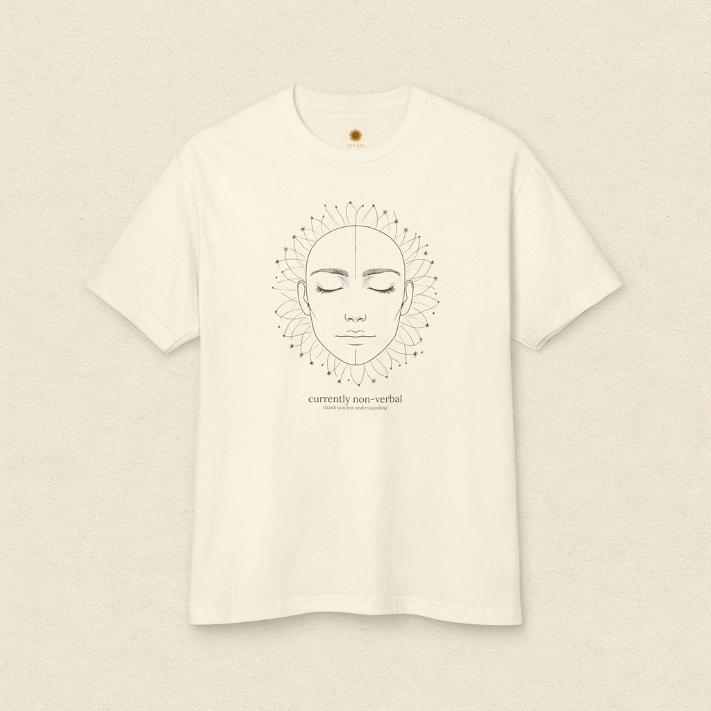Silent Strength - Currently Non-Verbal Autism Tee Ivory Calm / S