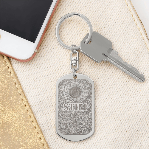 STIM Engraved Tactile Keyring - heyasd.com