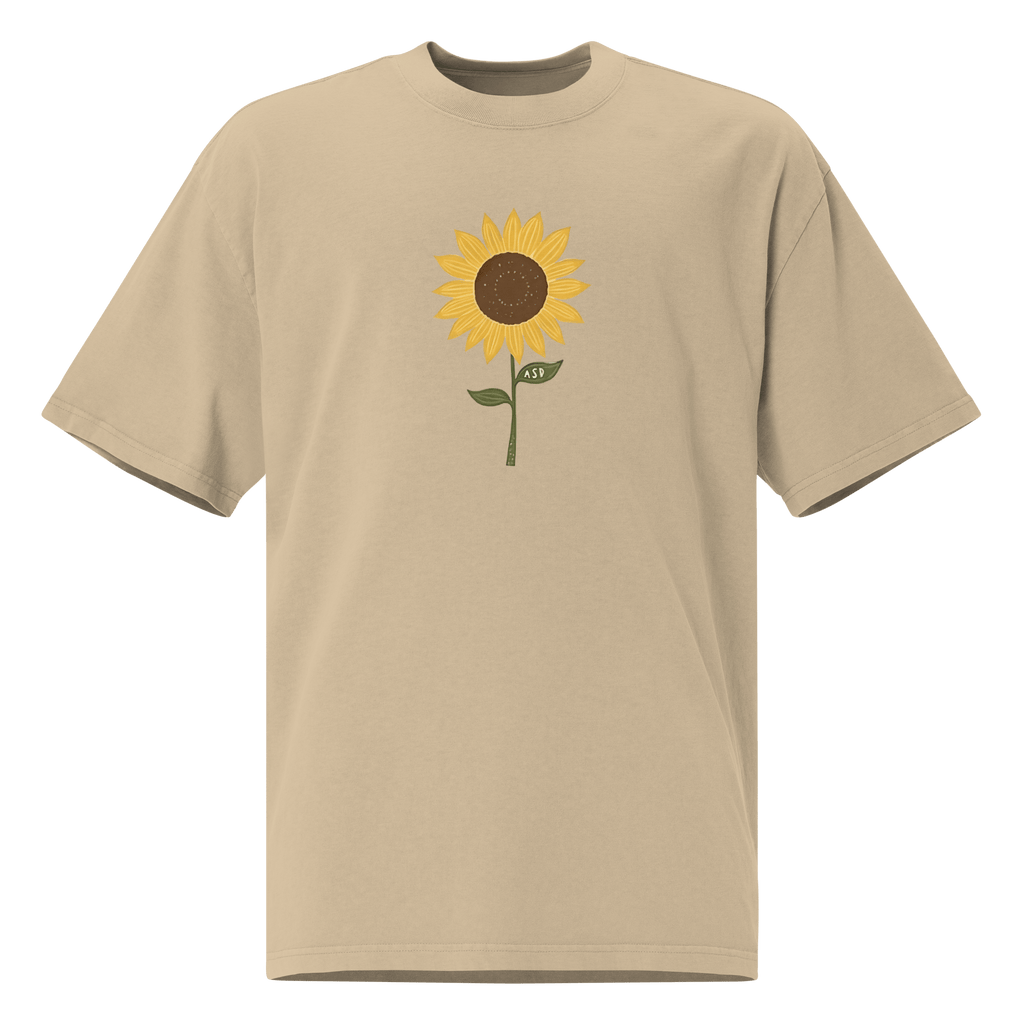 Sunflower Autism T-Shirt – Sensory-Friendly Earthstone / S