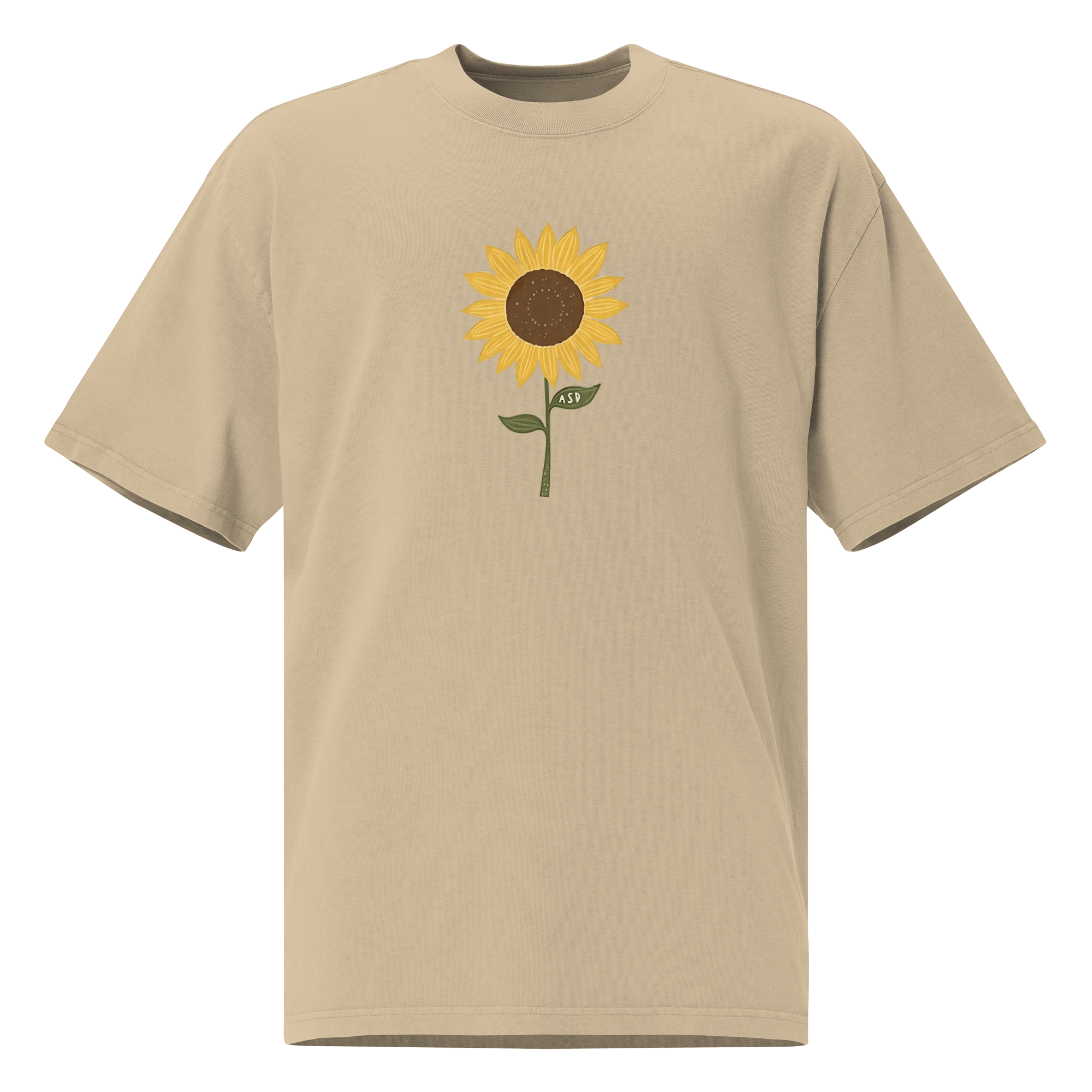 Sunflower Autism T-Shirt – Sensory-Friendly Earthstone / S