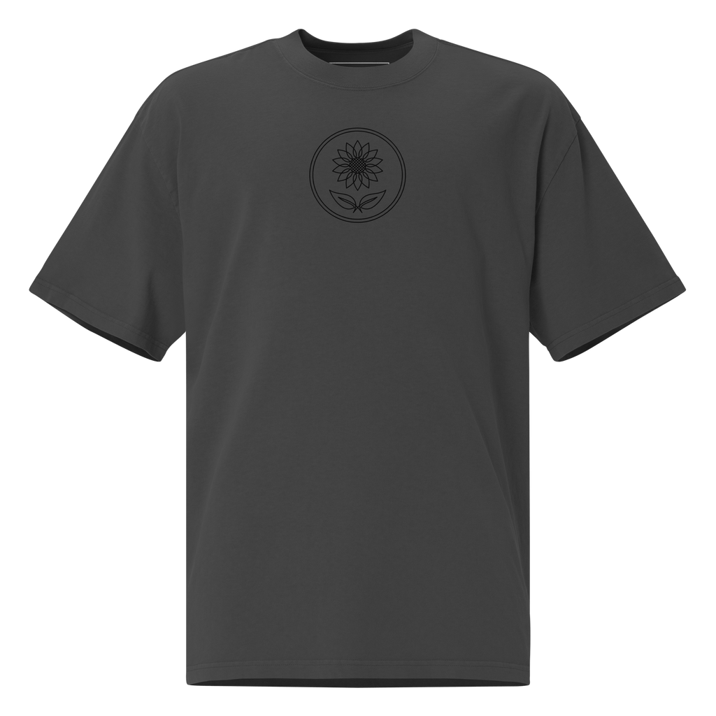 Sunflower Emblem Tee Charcoal Fade / S