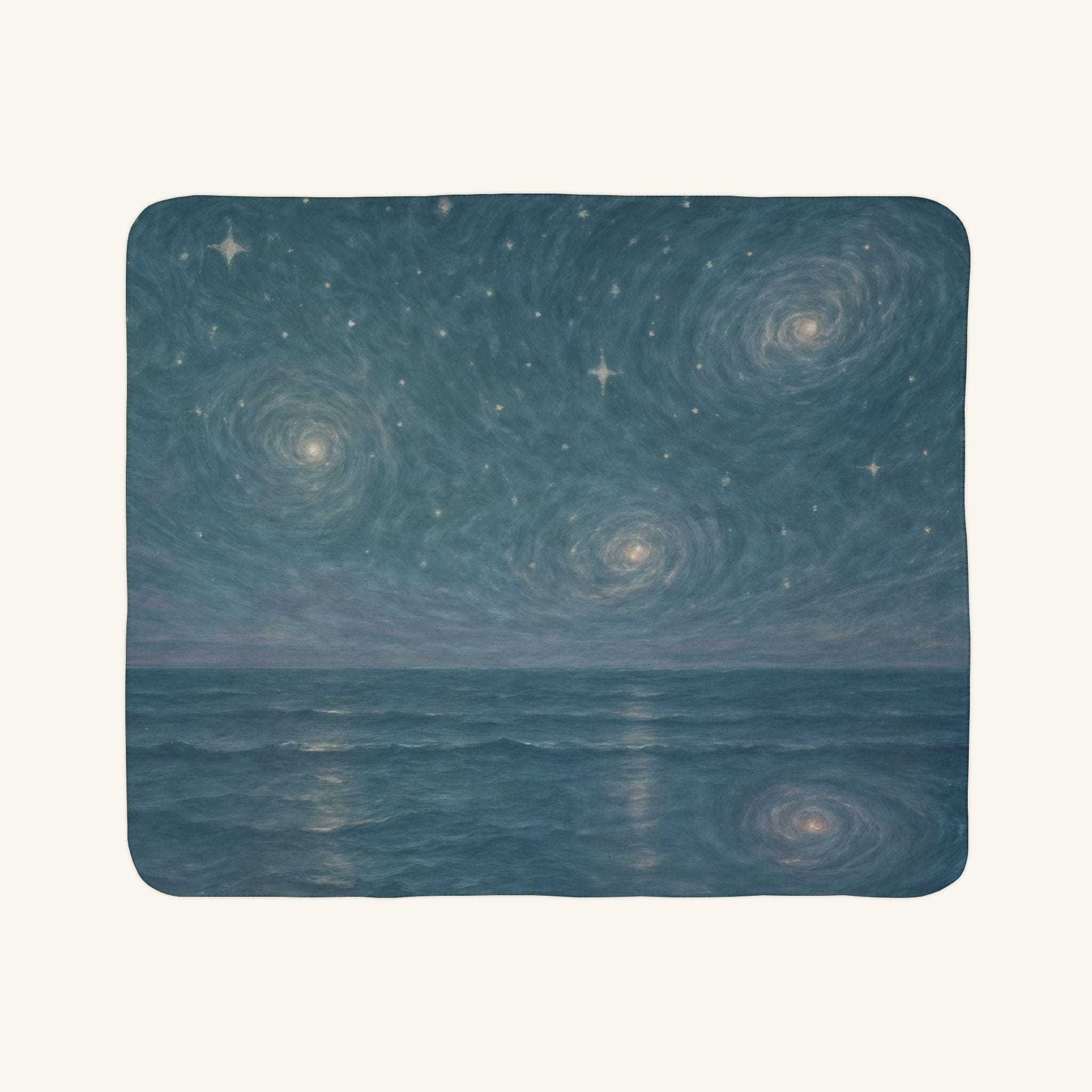 The Autism Sensory Blanket - Celestial Stillness 50" × 60" / Beige