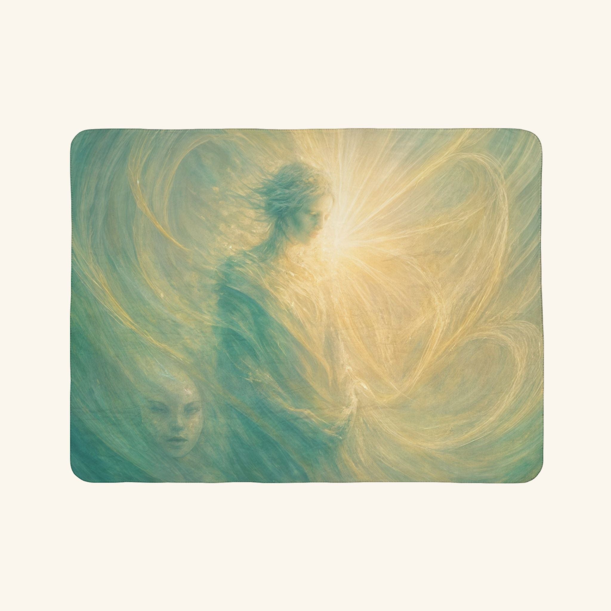 The Autism Sensory Blanket - Coming Home 60" × 80" (Ultimate Comfort) / Beige
