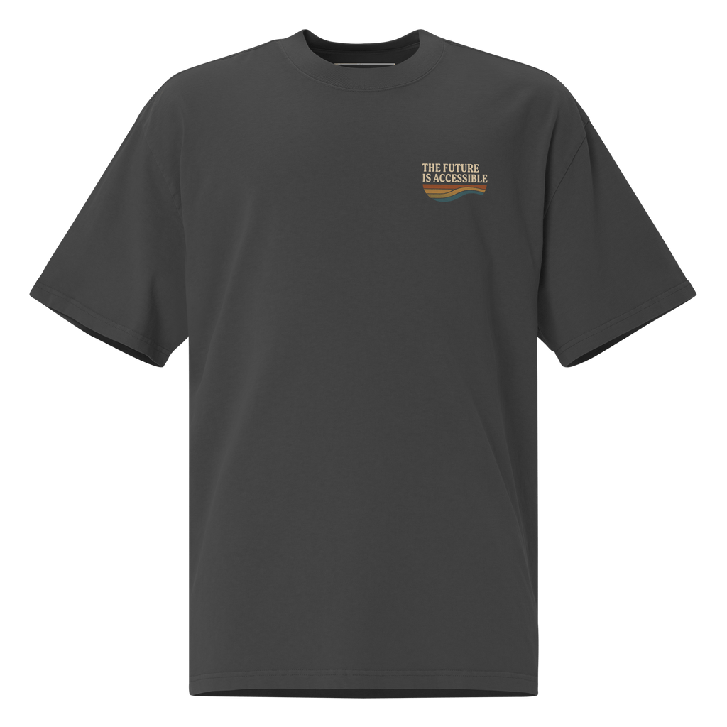 The Future is Accessible Tee - Minimalist & Sensory - Friendly - heyasd.com