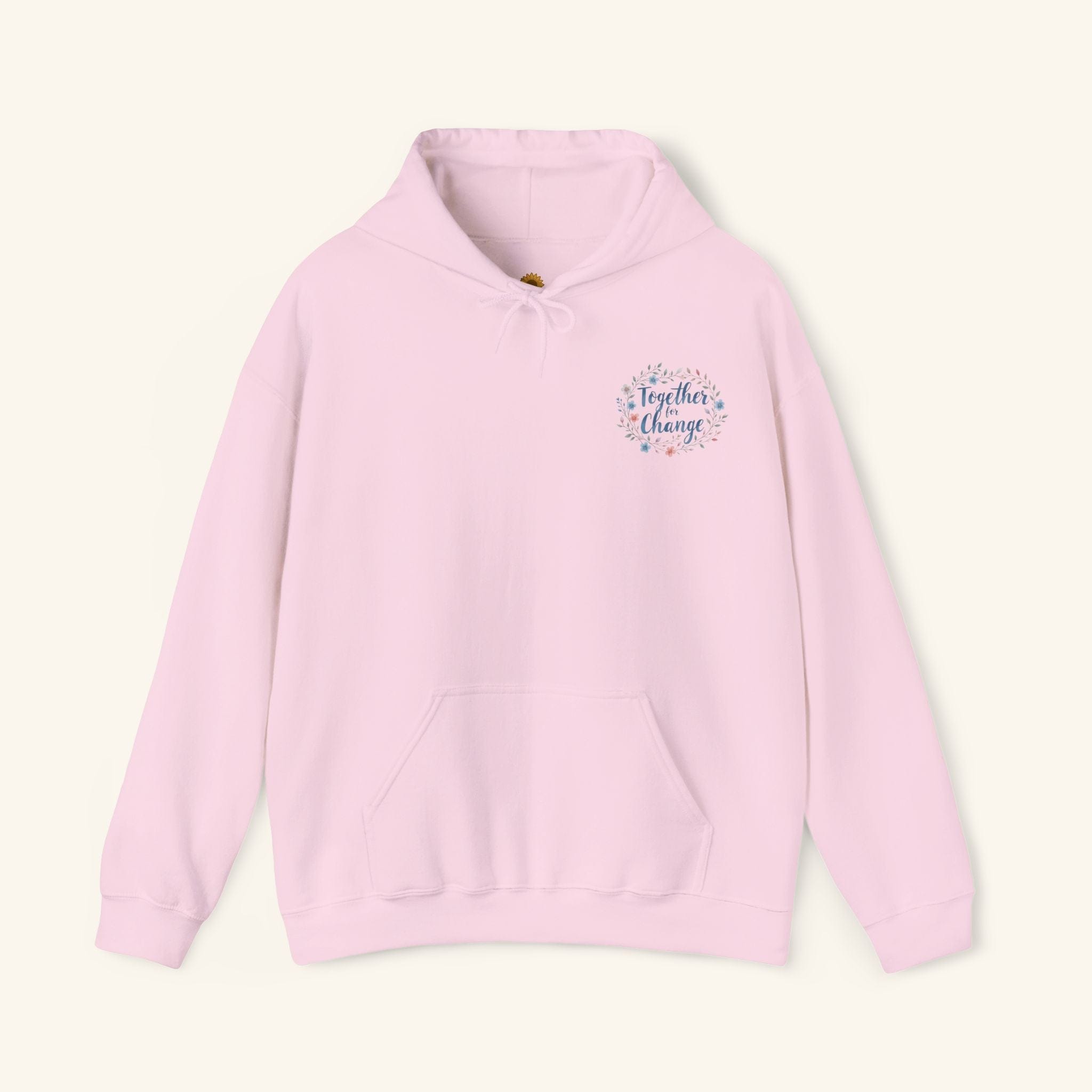 Together for Change – Autism Awareness Hoodie Light Pink / S