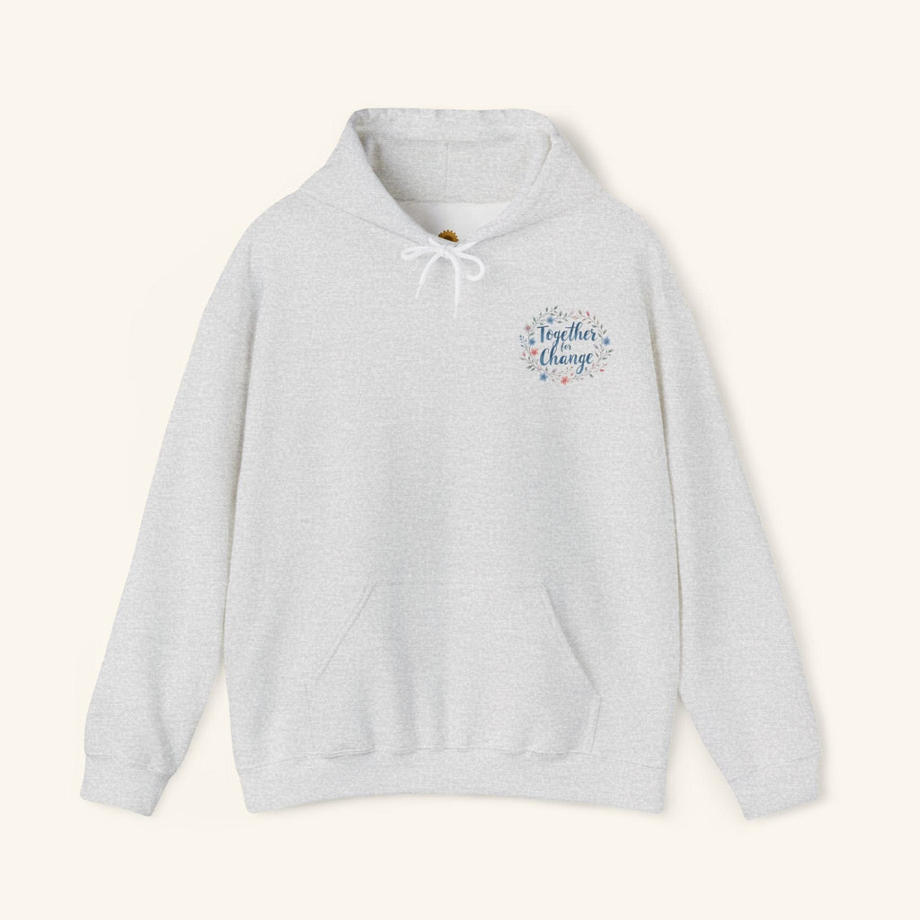 Together for Change – Autism Awareness Hoodie Grey / S