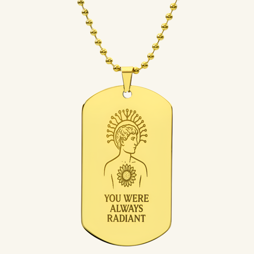 You Were Always Radiant – Autism Tag Necklace