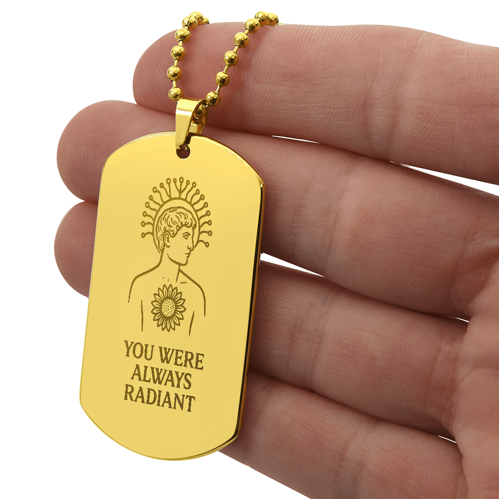 You Were Always Radiant – Autism Tag Necklace - heyasd.com