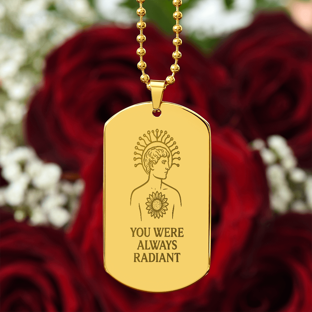 You Were Always Radiant – Autism Tag Necklace - heyasd.com