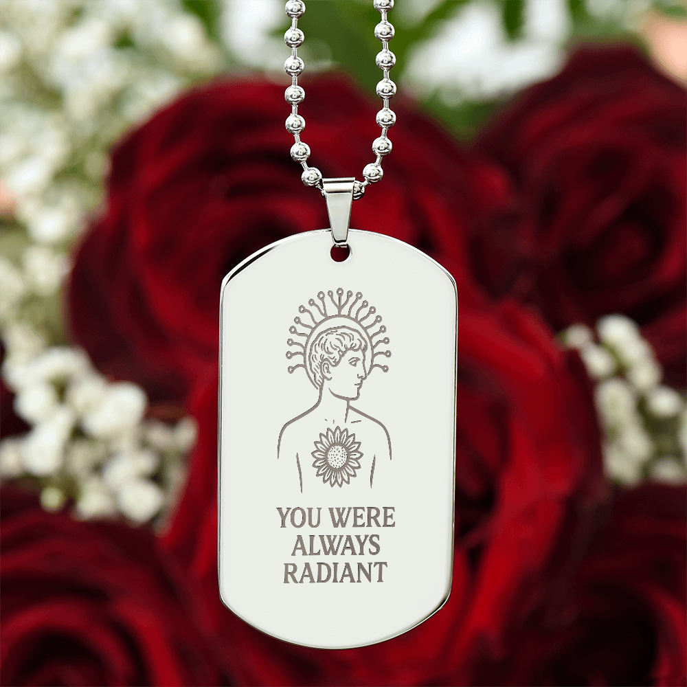 You Were Always Radiant – Autism Tag Necklace - heyasd.com