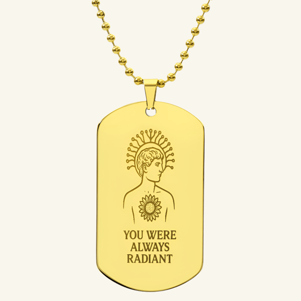 You Were Always Radiant – Autism Tag Necklace - heyasd.com