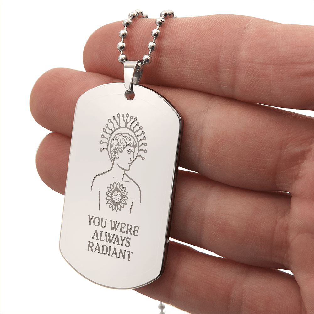 You Were Always Radiant – Autism Tag Necklace - heyasd.com
