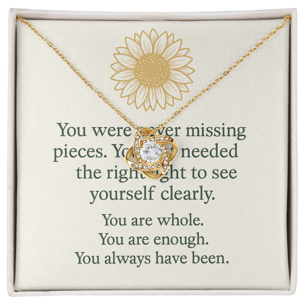 You Were Never Missing Pieces - Autism Necklace
